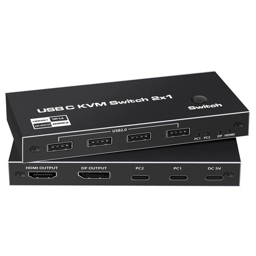 Tendak usb kvm switch 2 - usb-c,