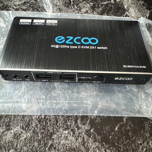 Brand new ezcoo - usb-c, kvm