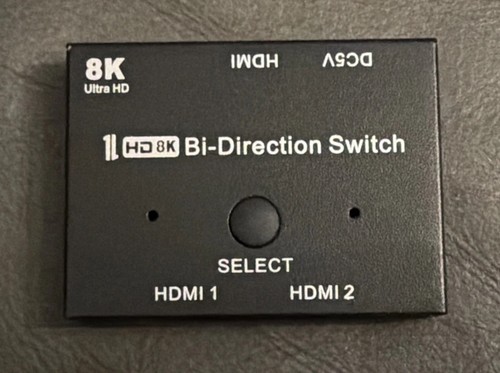 Hdmi directional switch - bi-directional, 8k