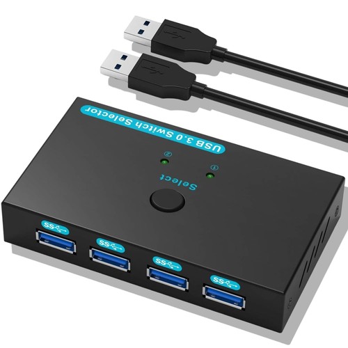 Sgeyr usb switch 2x4 ports - usb, 3.0