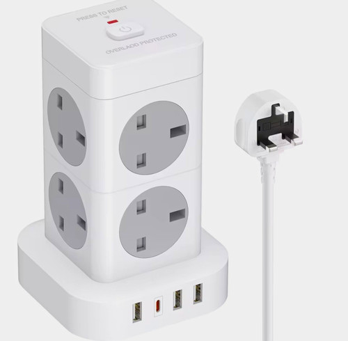 Way tower power strip 3 - way,
