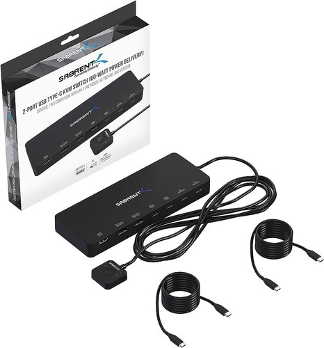 Sabrent port usb type - type-c, kvm