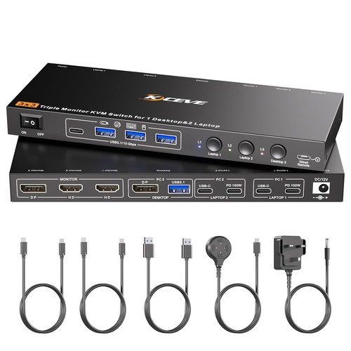 Usb kvm switch - switch, 4k@60hz