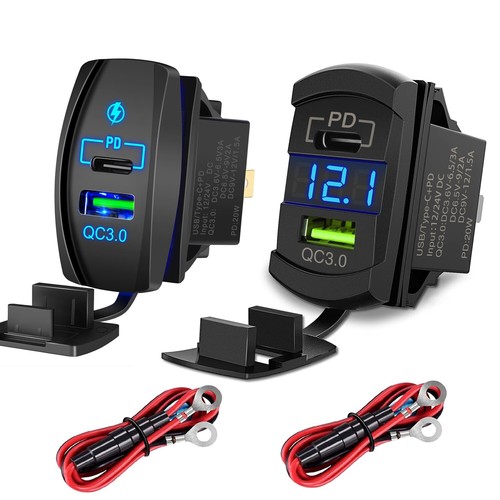 Rocker switch usb type - rocker,