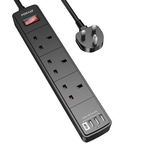 Extension lead with usb - extension, 3