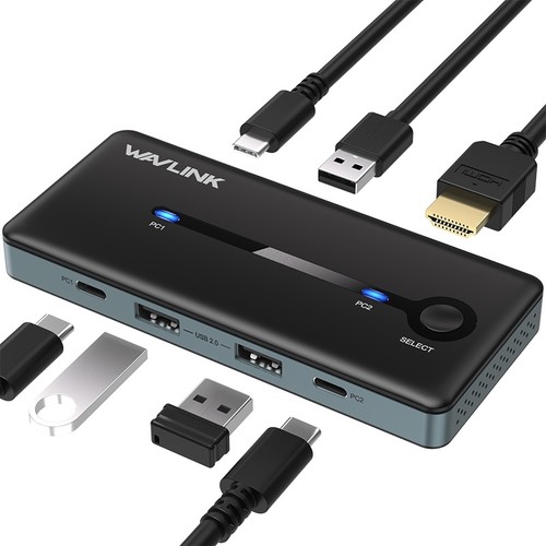 Wavlink usb kvm - switch,, hdmi