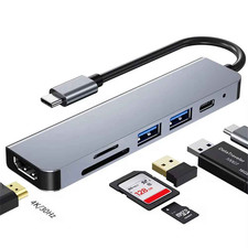 6-in-1 USB C Hub Type-C to USB