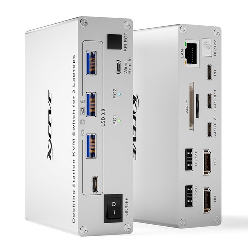 Kvm switch monitors 2 - switch,