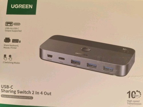 Ugreen 10gbps usb switch - ugreen, 3.2