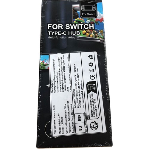 For switch type - for, hub