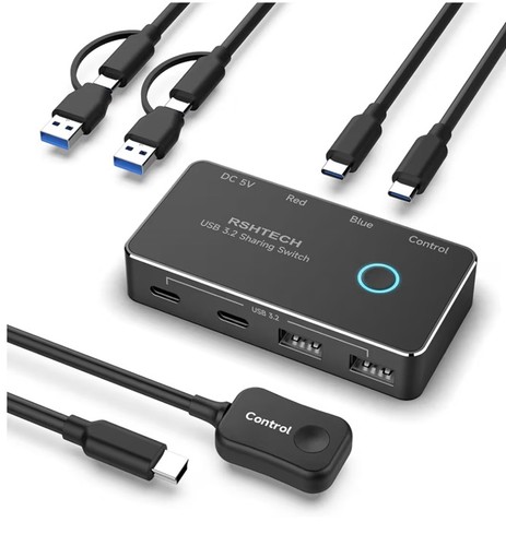 Rshtech 10gbps usb switch - 10gbps, 3.2