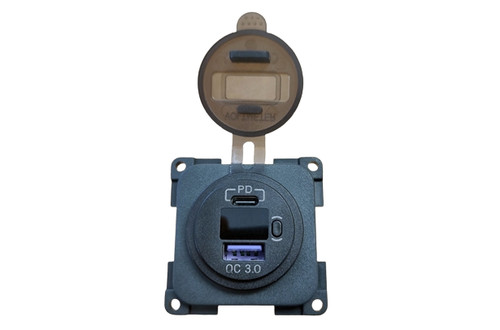 Socket double usb c - double,