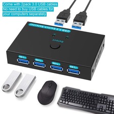 Usb 3.0 Switch 2 In 4 Out, Usb