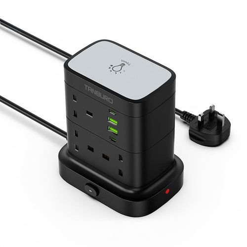 Extension lead tower with usb - with,